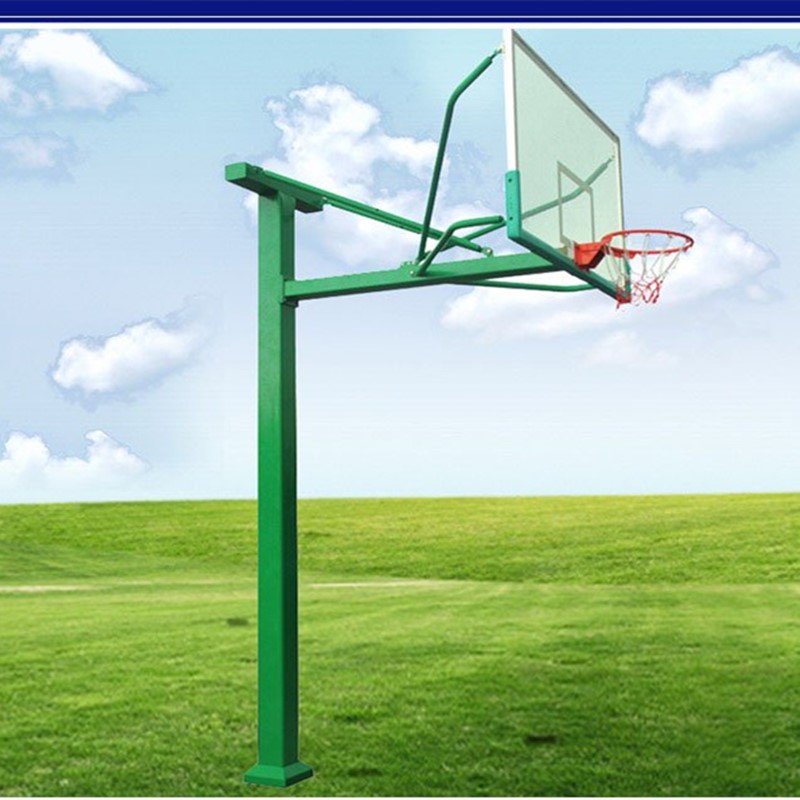 fixed outdoor basketball hoops (basketball stand that cannot be moved) made in China