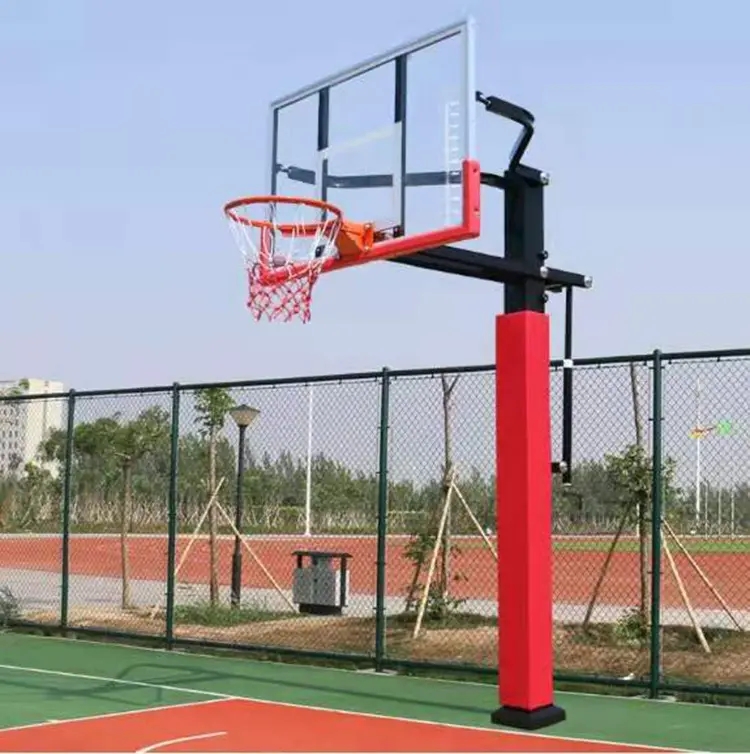 Outdoor basketball hoop