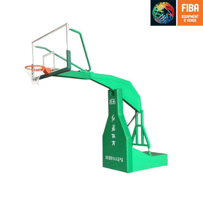 HQ-F1005 Flat Box Mobile basketball hoop FIBA ​​Certified